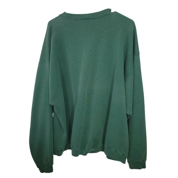 Hard Rock Cafe Honolulu Green Sweatshirt X-Large Save The Planet Made In USA - Picture 13 of 13